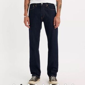 Levi’s Men’s 505 Dark Wash Regular Fit Jeans